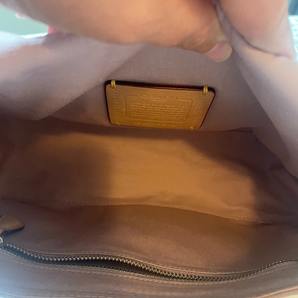 Coach Soft Tabby in Pale Purple/Pink Denim Bag - Picture 10 of 13